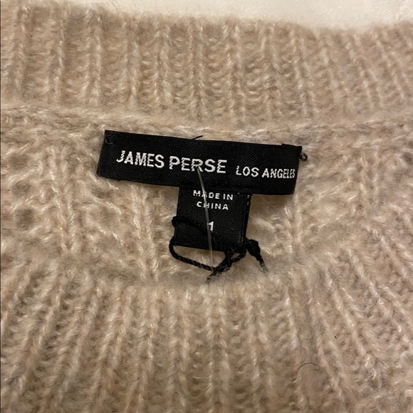 James Perse Cashmere Silk Open Knit Shell - Picture 3 of 9
